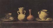 Francisco de Zurbaran Still Life with Pottery Sweden oil painting reproduction